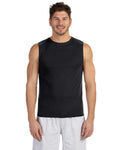 Unisex Performance®  Sleeveless T-Shirt - Black