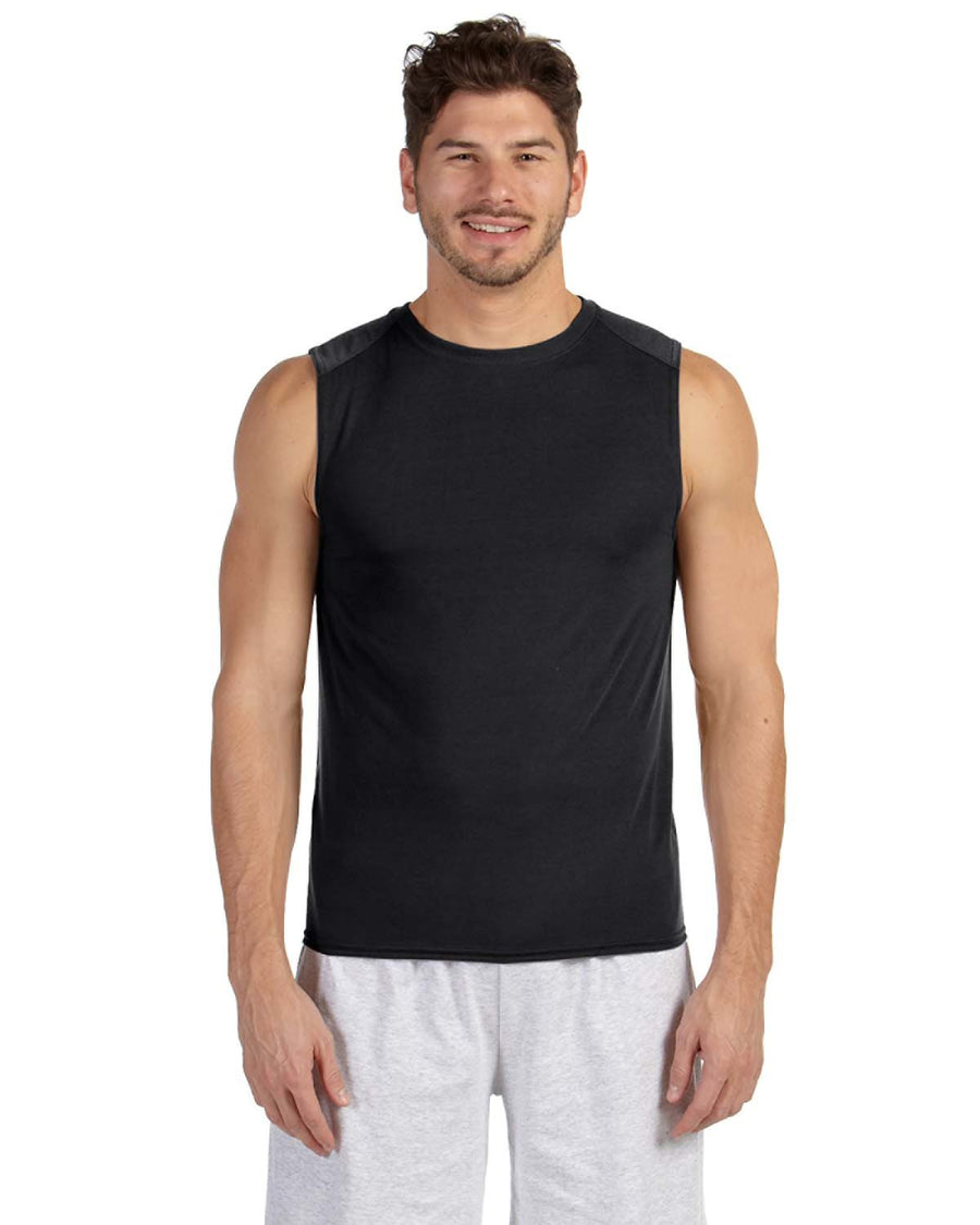 Unisex Performance®  Sleeveless T-Shirt - Black