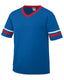 Augusta Sportswear 360 - Unisex Sleeve Stripe Jersey - Royal / Red / White