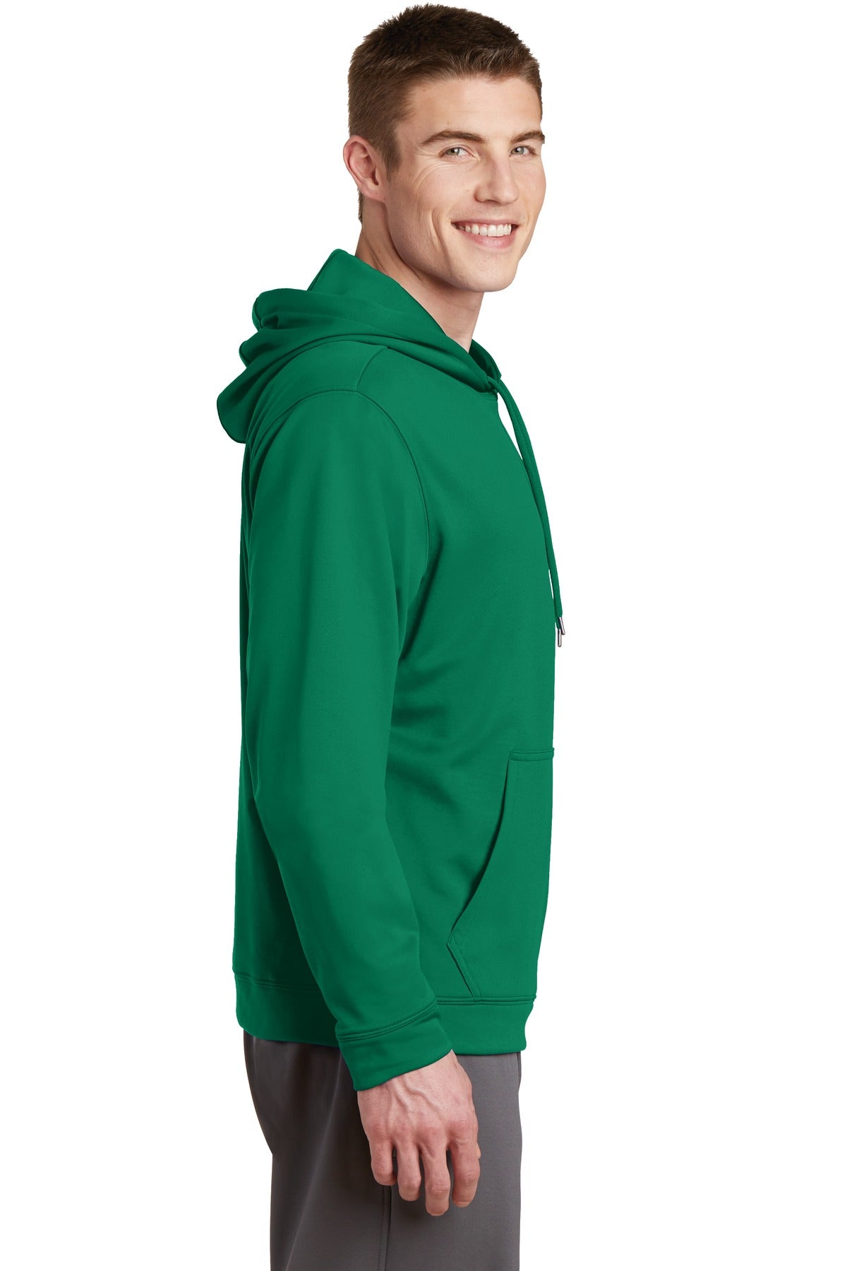 Sport-Wick Fleece Hooded Pullover - Kelly Green