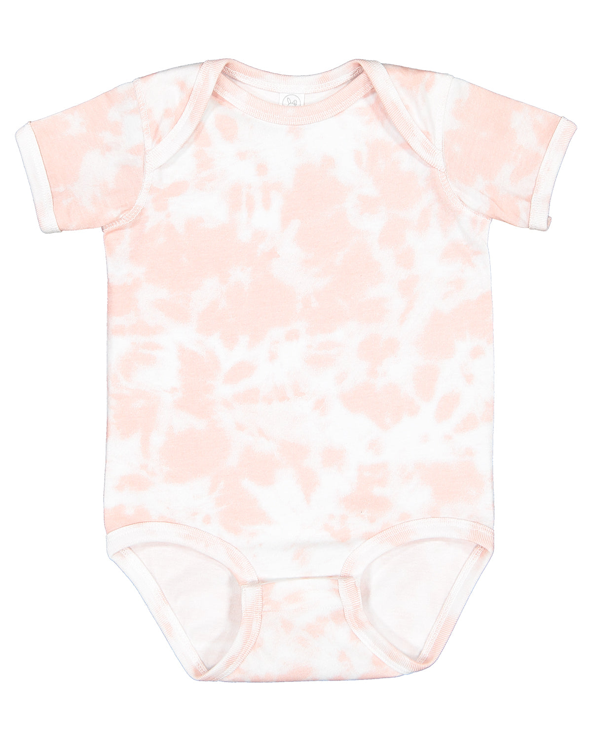 Infant Fine Jersey Bodysuit - Rose Tie Dye