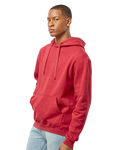 Unisex Fleece Pullover Hoodie - Heather Red