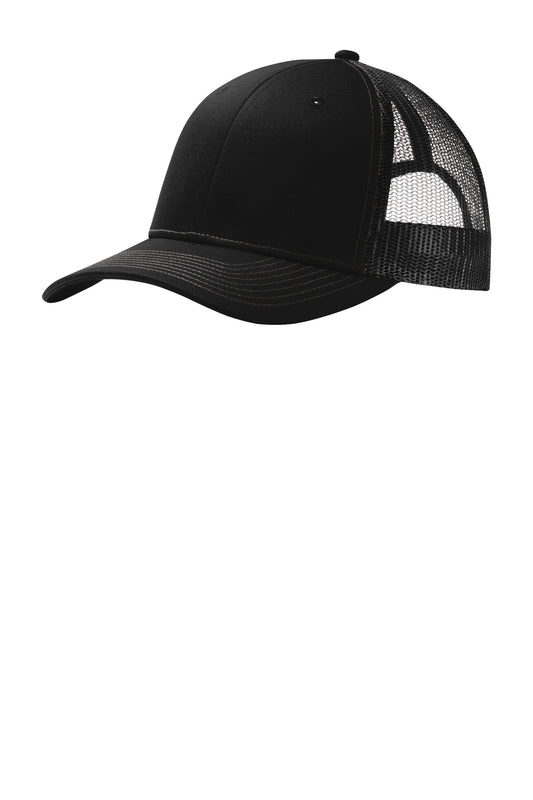 Snapback Trucker Cap - Black