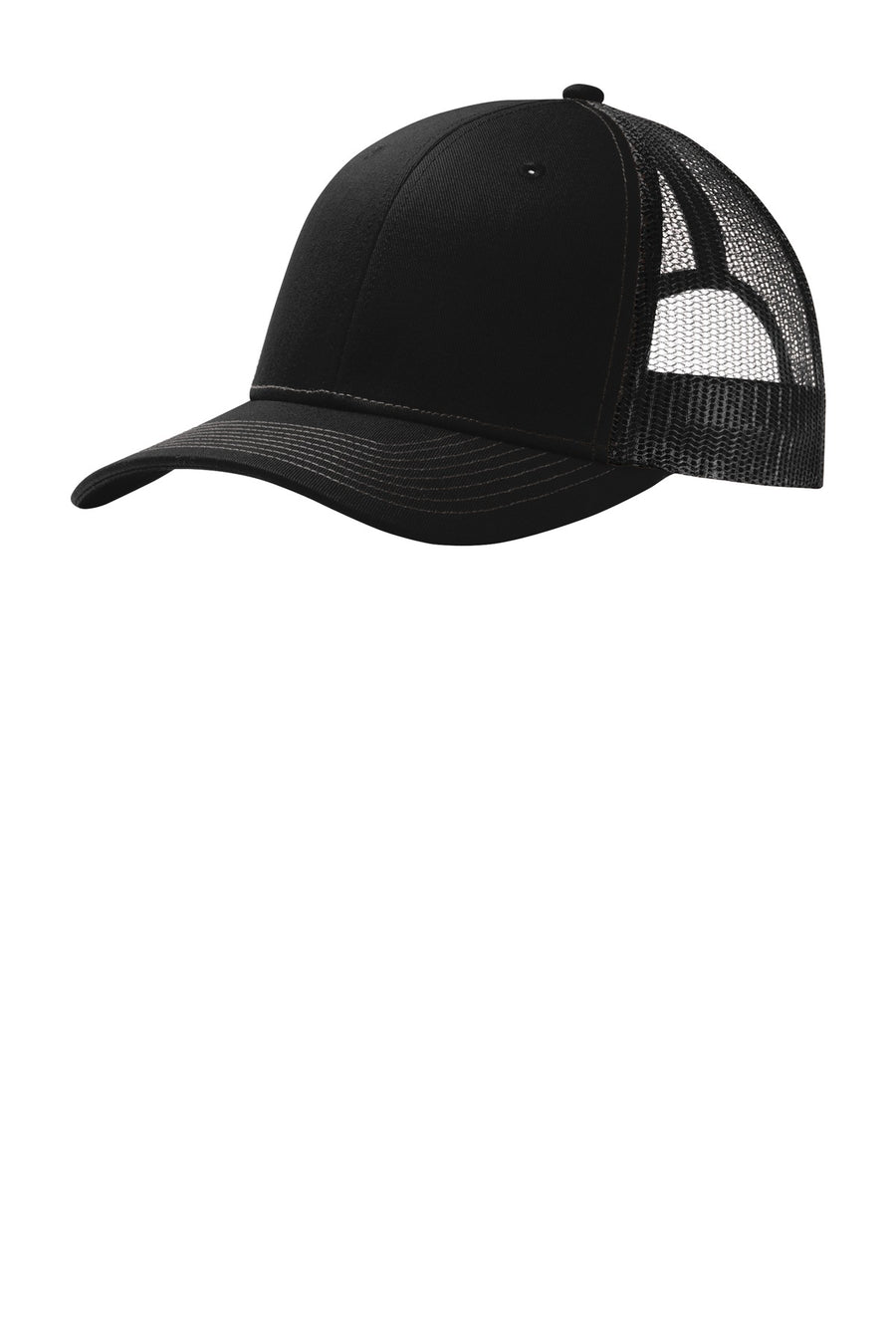 Snapback Trucker Cap - Black