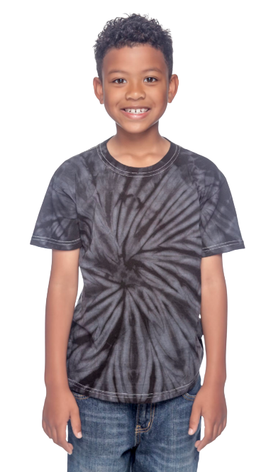 Youth 100% Cotton Spider T-Shirt - Spider Black