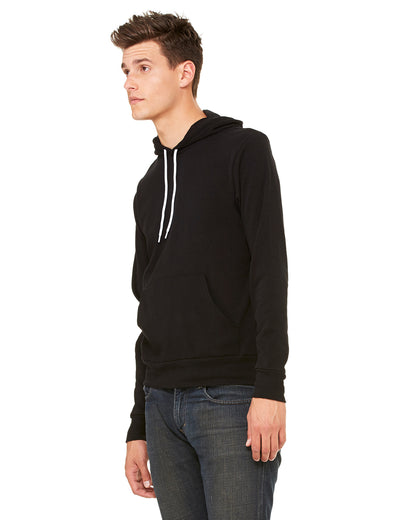 Unisex Sponge Fleece Pullover Hoodie - Black