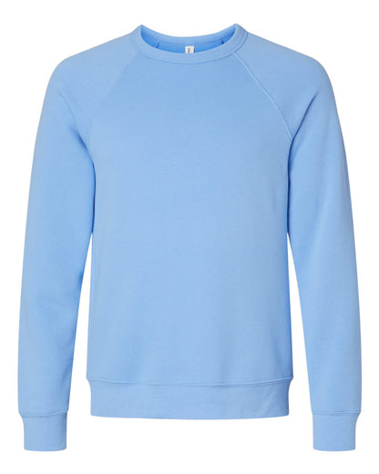 Unisex Sponge Fleece Raglan Sweatshirt - Carolina Blue