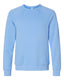 Bella + Canvas 3901 - Unisex Sponge Fleece Raglan Sweatshirt - Carolina Blue