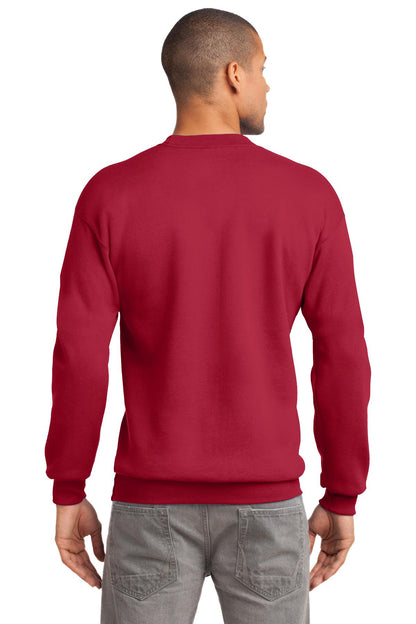 Unisex Tall Essential Fleece Crewneck Sweatshirt - Red