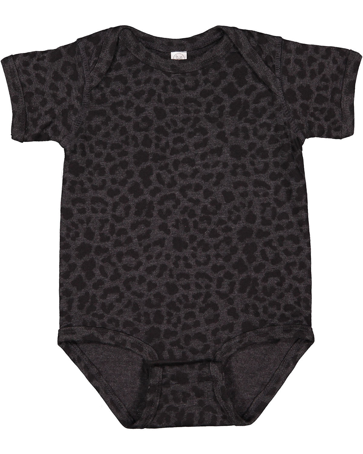 Infant Fine Jersey Bodysuit - Black Leopard