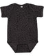 Rabbit Skins 4424 - Infant Fine Jersey Bodysuit - Black Leopard