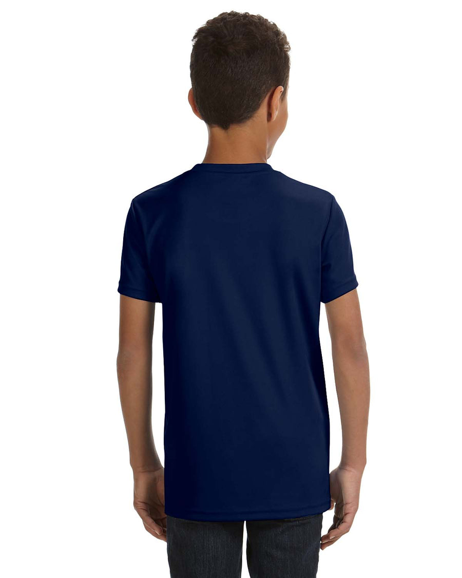 Youth Performance Short-Sleeve T-Shirt - Dark Navy