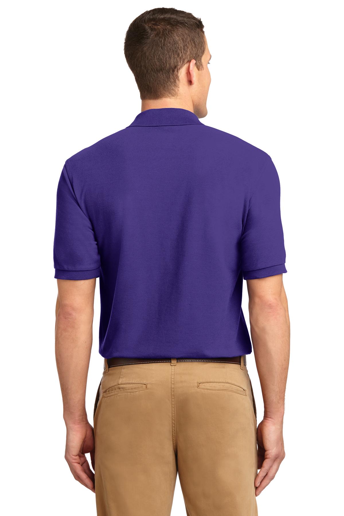 Unisex Silk Touch Polo - Purple