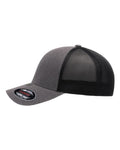 Flexfit 5511UP Melange Heather/ Black — direct side