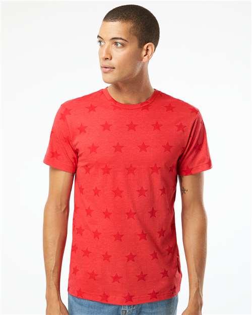 Code Five 3929 Red Star — on model front