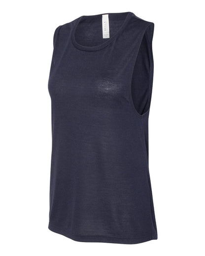 Women's Flowy Scoop Muscle Tank - Midnight