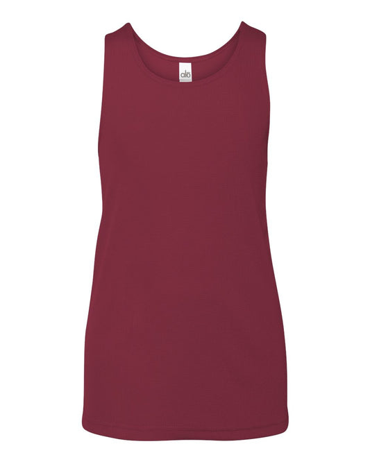 Youth Mesh Tank - Sport Maroon