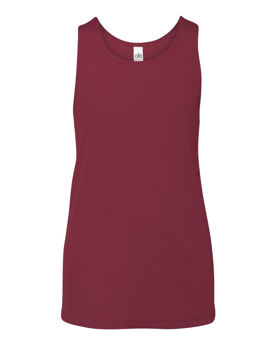 Youth Mesh Tank - Sport Maroon