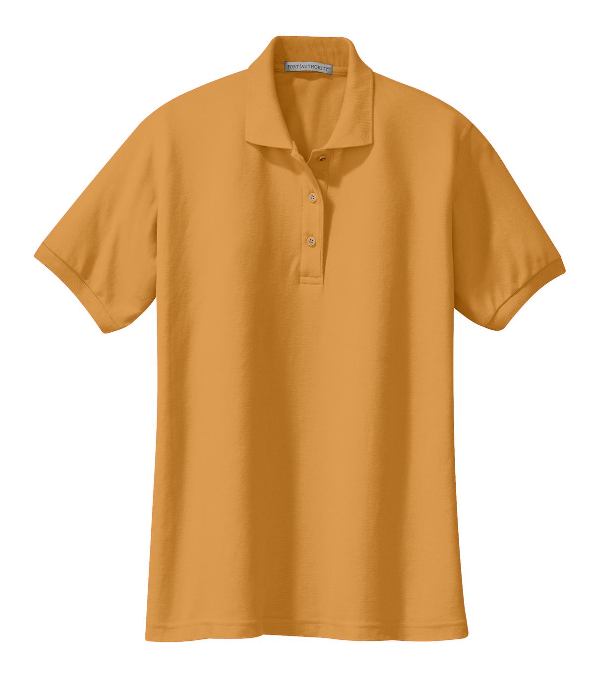 Women's Silk Touch Polo - Gold