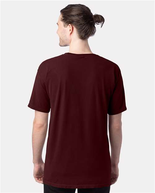 ComfortWash by Hanes GDH100 Maroon — on model back