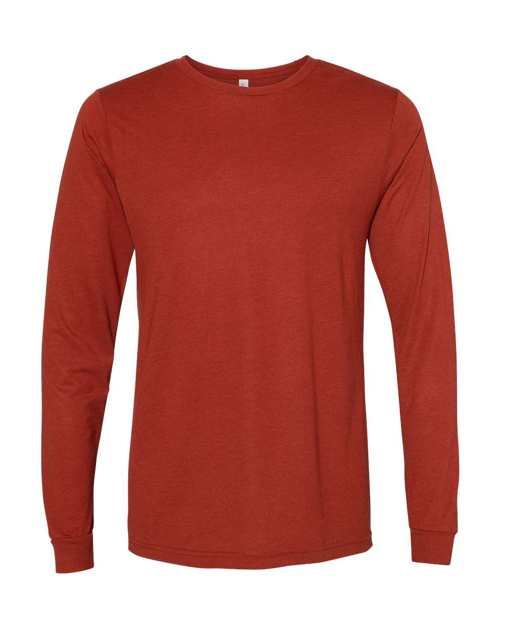 Unisex Jersey Long-Sleeve T-Shirt - Brick Triblend