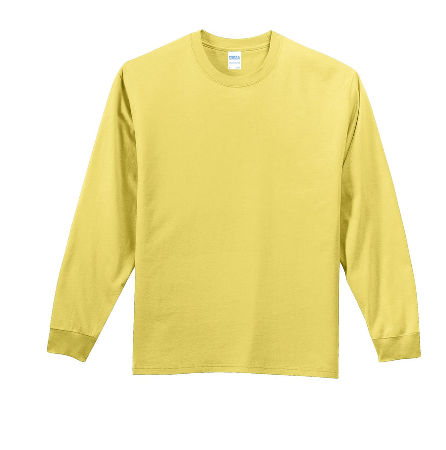 Unisex Long Sleeve Essential Tee - Yellow