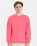 Hanes P160 Safety Pink — on model front