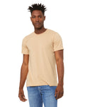 Unisex Heather CVC T-Shirt - Heather Sand Dune