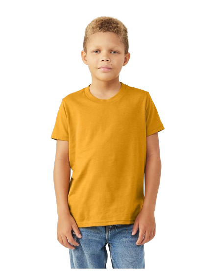 Youth Jersey T-Shirt - Heather Mustard