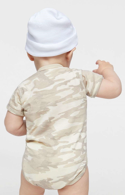 Infant Fine Jersey Bodysuit - Natural Camo