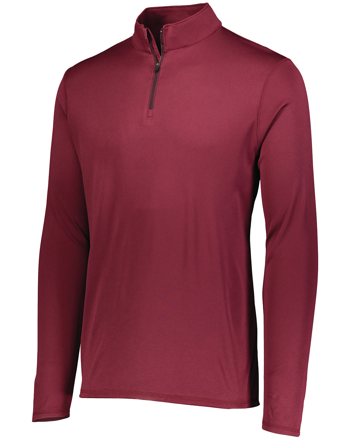Unisex Attain Quarter-Zip Pullover - Maroon