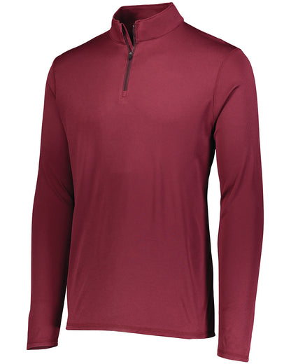 Unisex Attain Quarter-Zip Pullover - Maroon