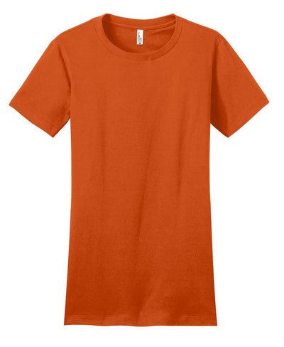 Women's Fitted The Concert Tee - Deep Orange