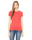 Bella + Canvas 6004 - Women's Junior Fit Favorite T-Shirt - Heather Red