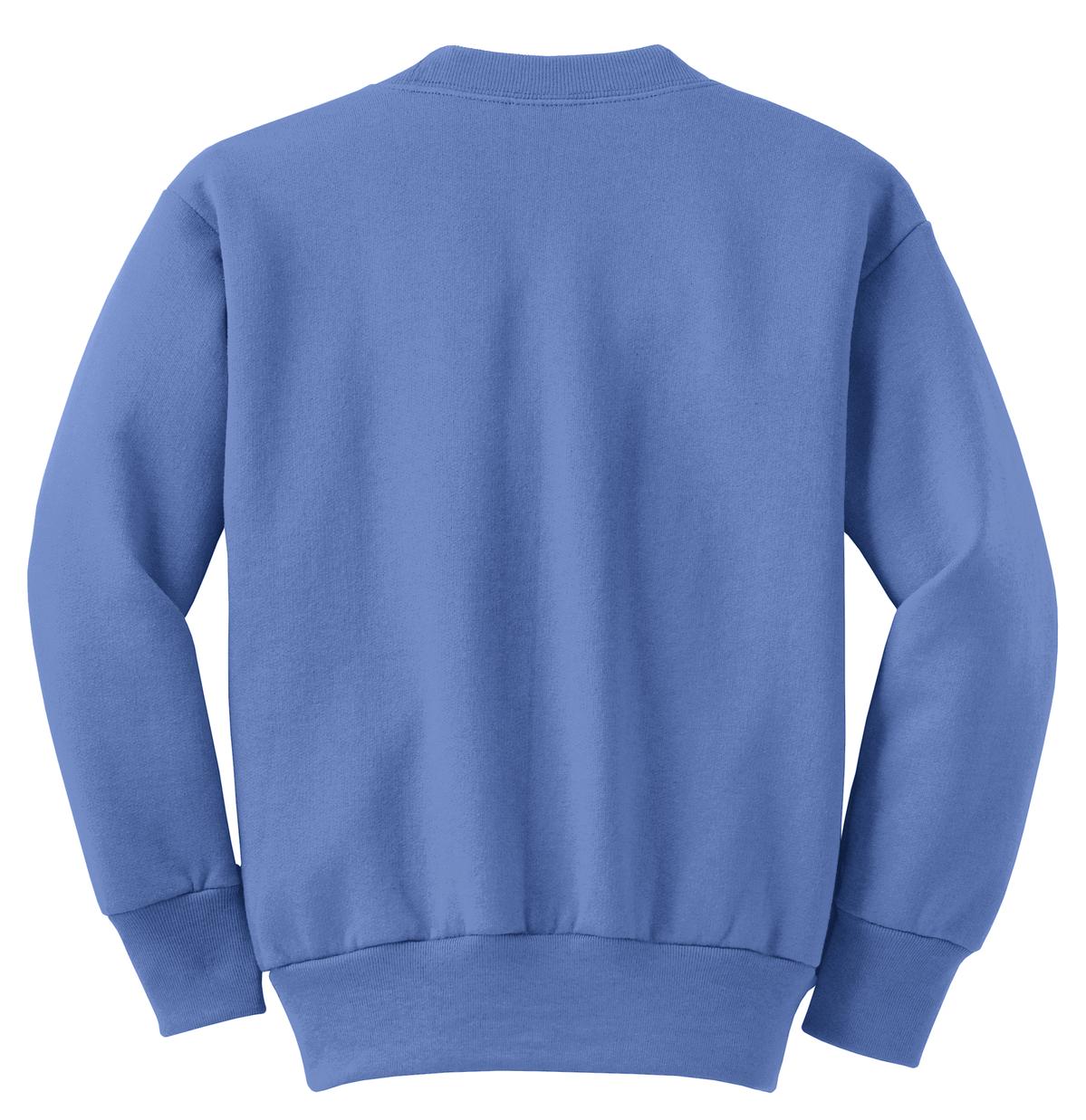 Youth Core Fleece Crewneck Sweatshirt - Carolina Blue