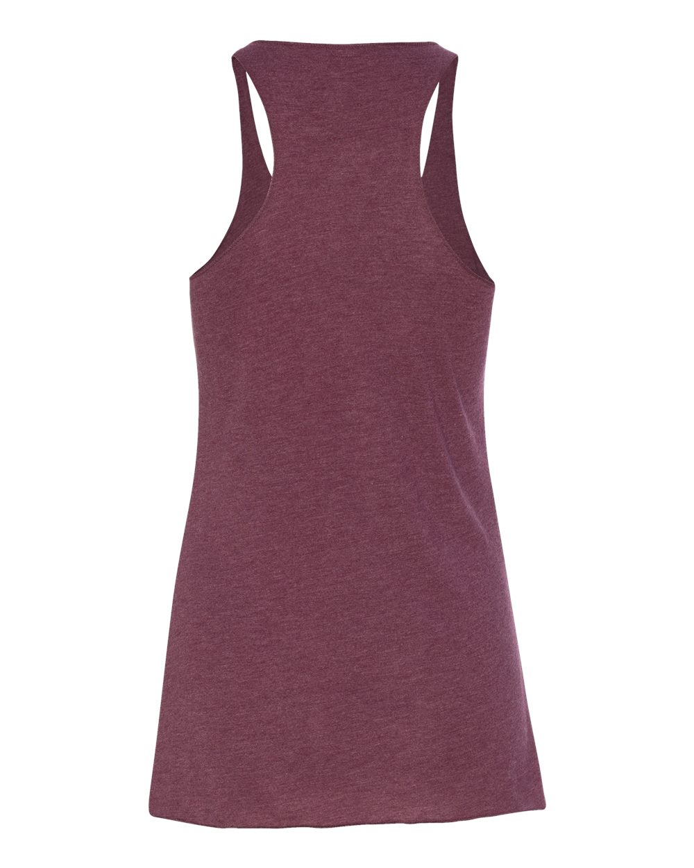 Women's Triblend Racerback Tank - Maroon Triblend