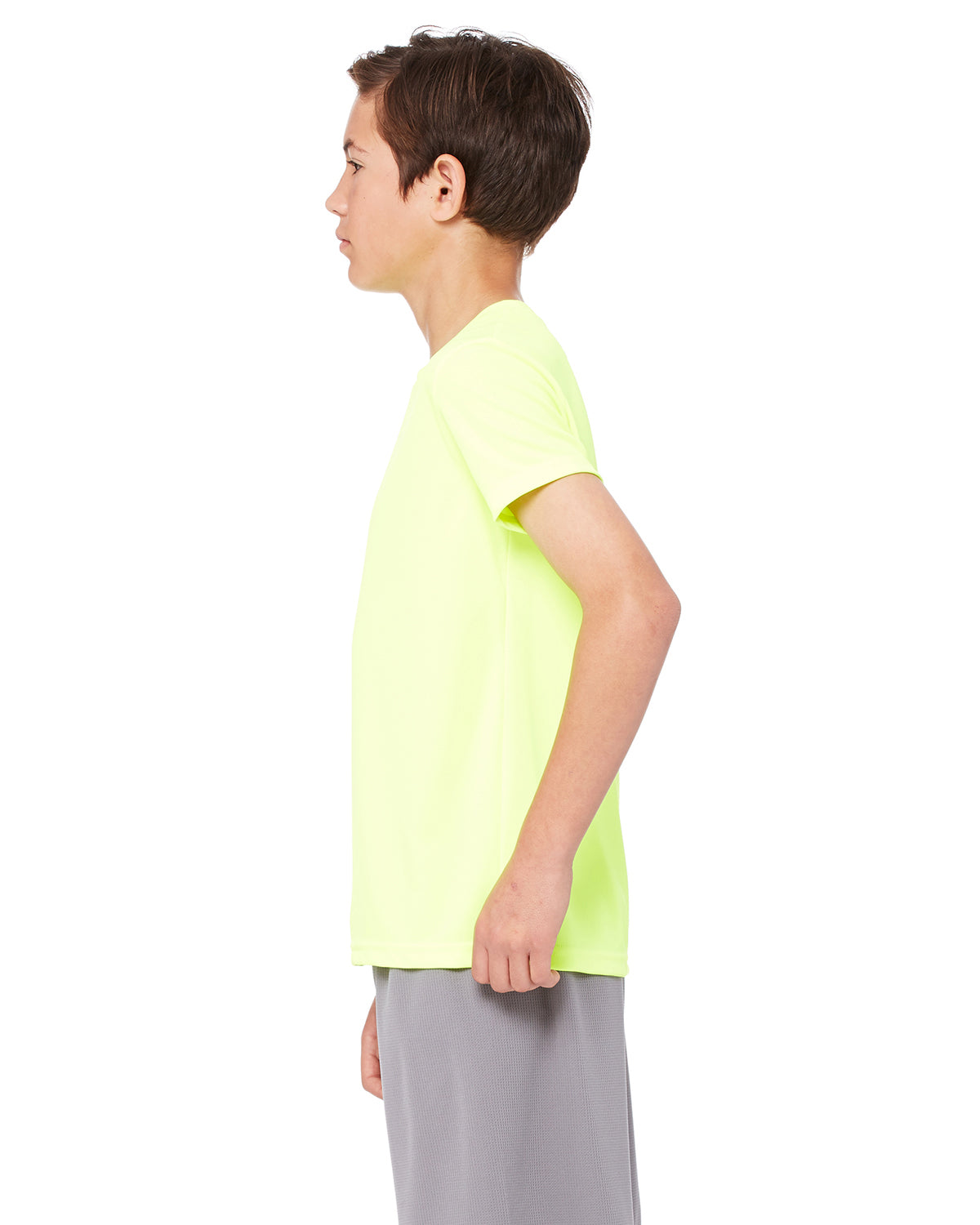 Youth Performance Short-Sleeve T-Shirt - Sport Safety Yellow