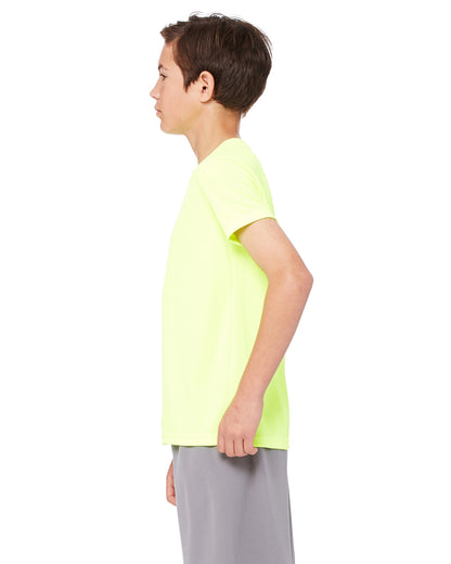 Youth Performance Short-Sleeve T-Shirt - Sport Safety Yellow