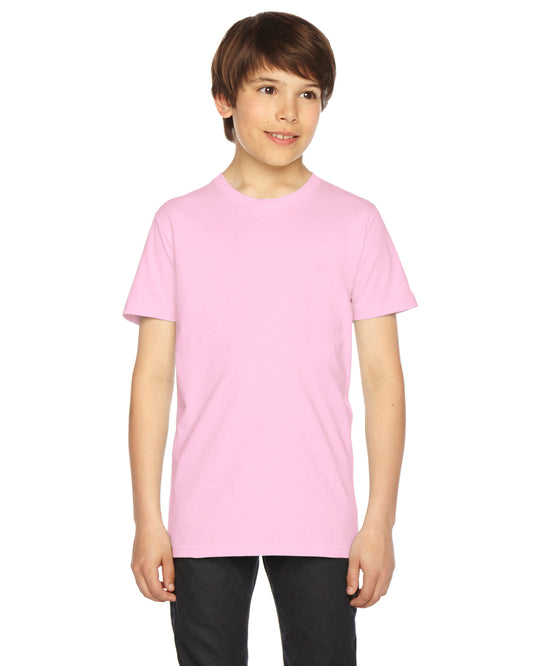 Youth Fine Jersey Short-Sleeve T-Shirt - Pink