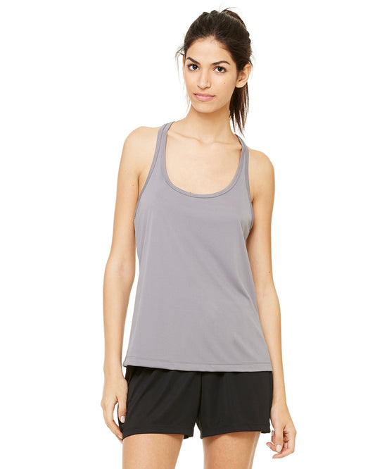 Women's Performance Racerback Tank - Sport Graphite
