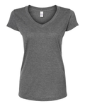 Women's Poly-Rich V-Neck - Heather Charcoal