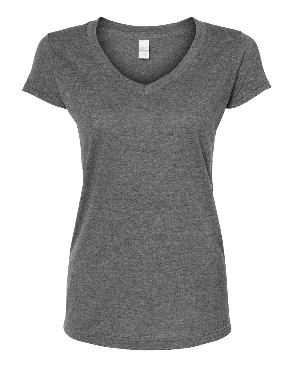 Women's Poly-Rich V-Neck - Heather Charcoal