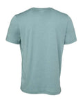 BELLA + CANVAS 3001CVC Heather Blue Lagoon — back