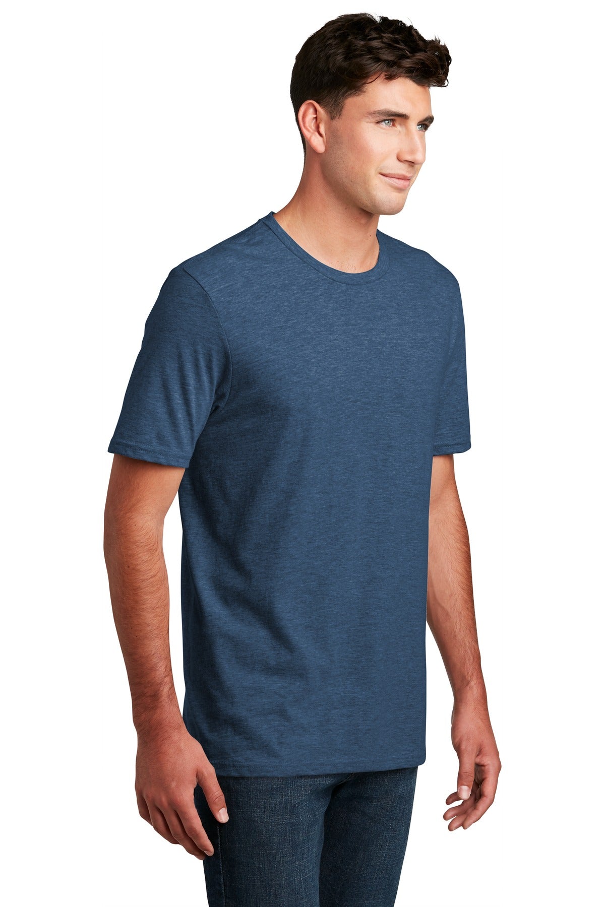 Unisex Perfect Blend Tee - Deep Royal Fleck