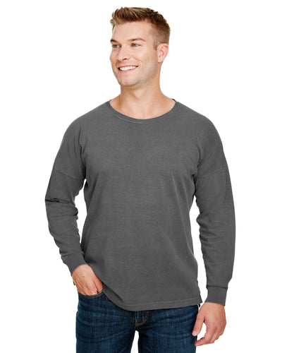 Unisex Heavyweight RS Oversized Long-Sleeve T-Shirt - Pepper