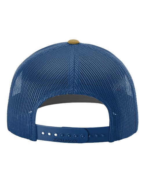 Richardson 112 Biscuit/ True Blue — back