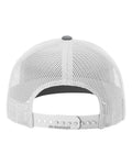 Richardson 112 Heather Grey/ Light Grey — back