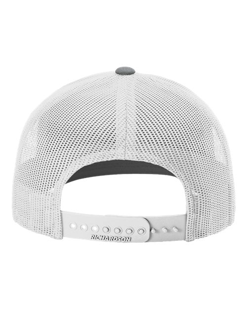Richardson 112 Heather Grey/ Light Grey — back