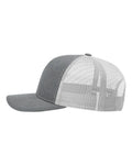 Richardson 112 Heather Grey/ Light Grey — direct side