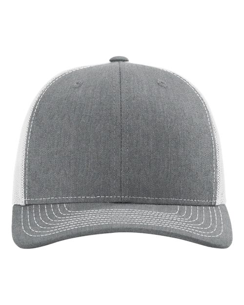 Richardson 112 Heather Grey/ Light Grey — front